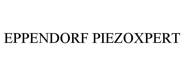 Trademark Logo EPPENDORF PIEZOXPERT