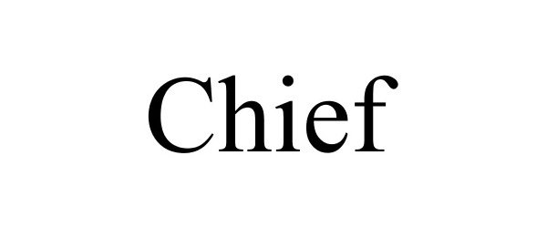 Trademark Logo CHIEF