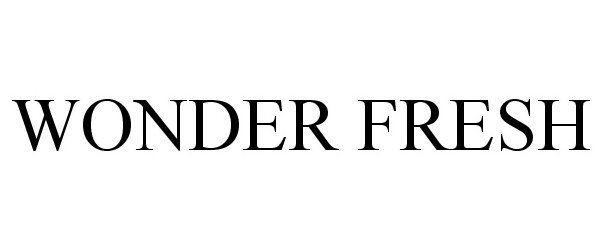 Trademark Logo WONDER FRESH