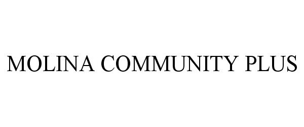 Trademark Logo MOLINA COMMUNITY PLUS
