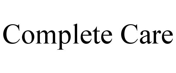 Trademark Logo COMPLETE CARE