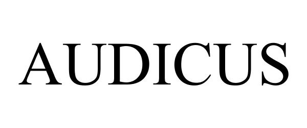 Trademark Logo AUDICUS
