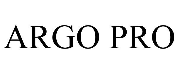 Trademark Logo ARGO PRO
