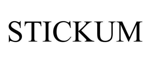 Trademark Logo STICKUM