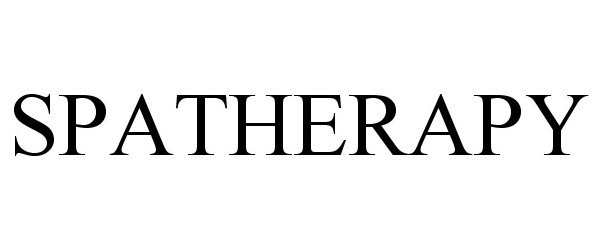 Trademark Logo SPATHERAPY