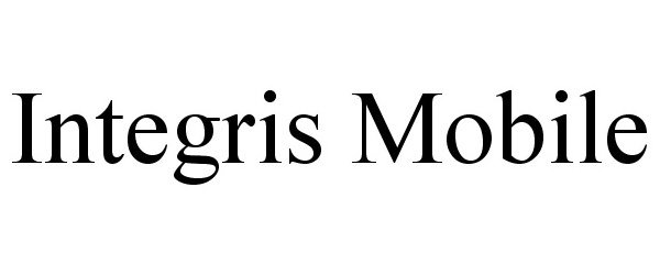 Trademark Logo INTEGRIS MOBILE