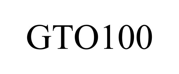 Trademark Logo GTO100