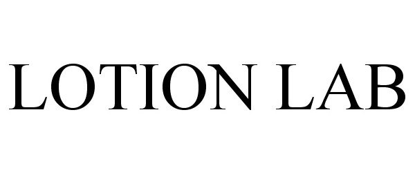 Trademark Logo LOTION LAB