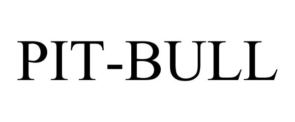Trademark Logo PIT-BULL