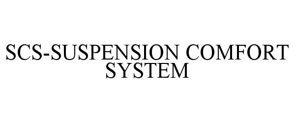  SCS-SUSPENSION COMFORT SYSTEM