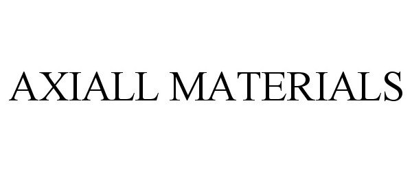 Trademark Logo AXIALL MATERIALS