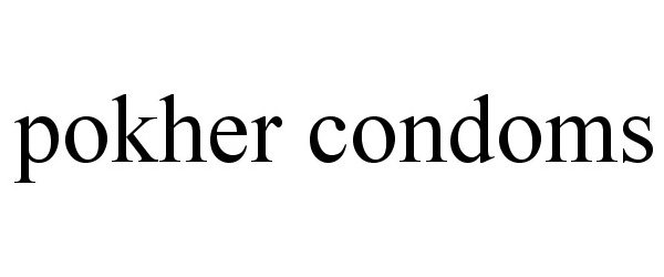 Trademark Logo POKHER CONDOMS