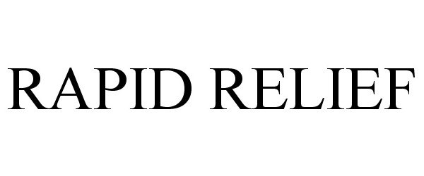 Trademark Logo RAPID RELIEF