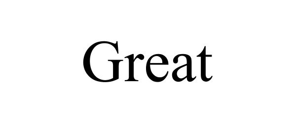 Trademark Logo GREAT