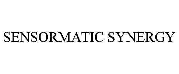 Trademark Logo SENSORMATIC SYNERGY