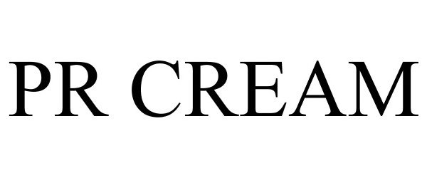 Trademark Logo PR CREAM