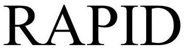 Trademark Logo RAPID