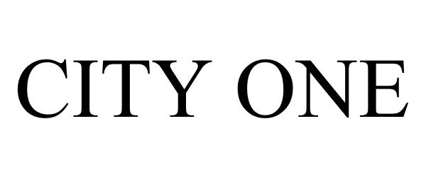 Trademark Logo CITY ONE
