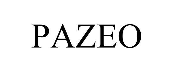 Trademark Logo PAZEO