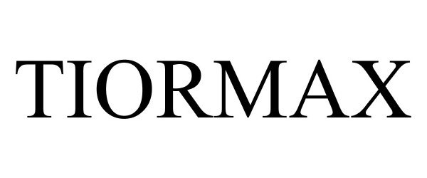 Trademark Logo TIORMAX