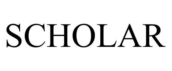 Trademark Logo SCHOLAR