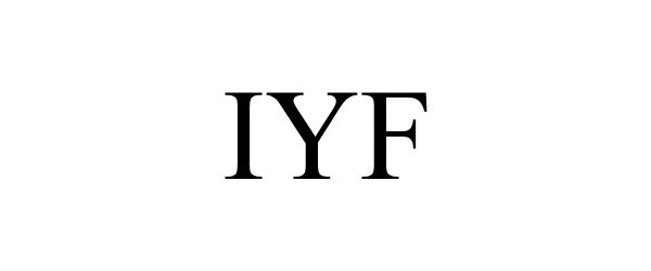 Trademark Logo IYF