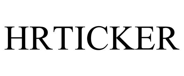Trademark Logo HRTICKER