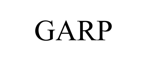 Trademark Logo GARP