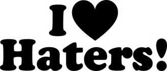 Trademark Logo I HATERS