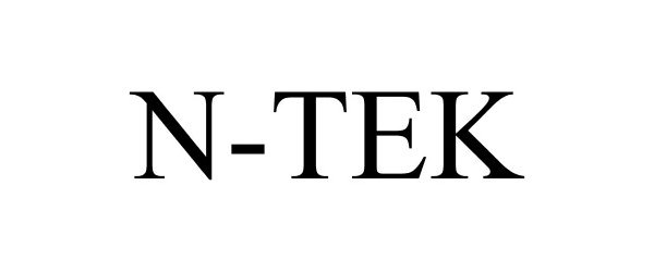 Trademark Logo N-TEK