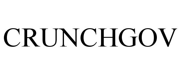 Trademark Logo CRUNCHGOV