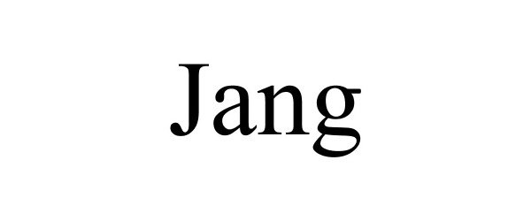 Trademark Logo JANG