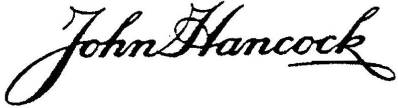 Trademark Logo JOHN HANCOCK