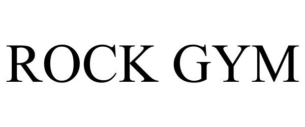 Trademark Logo ROCK GYM