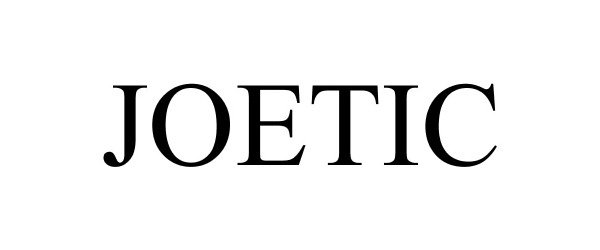 Trademark Logo JOETIC