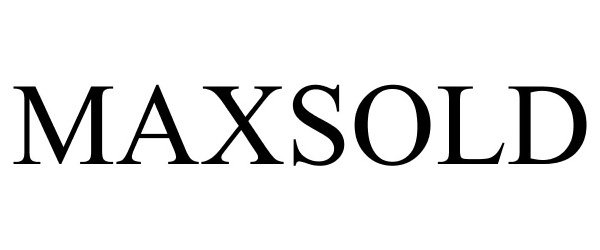 Trademark Logo MAXSOLD