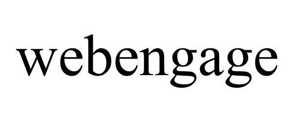 Trademark Logo WEBENGAGE