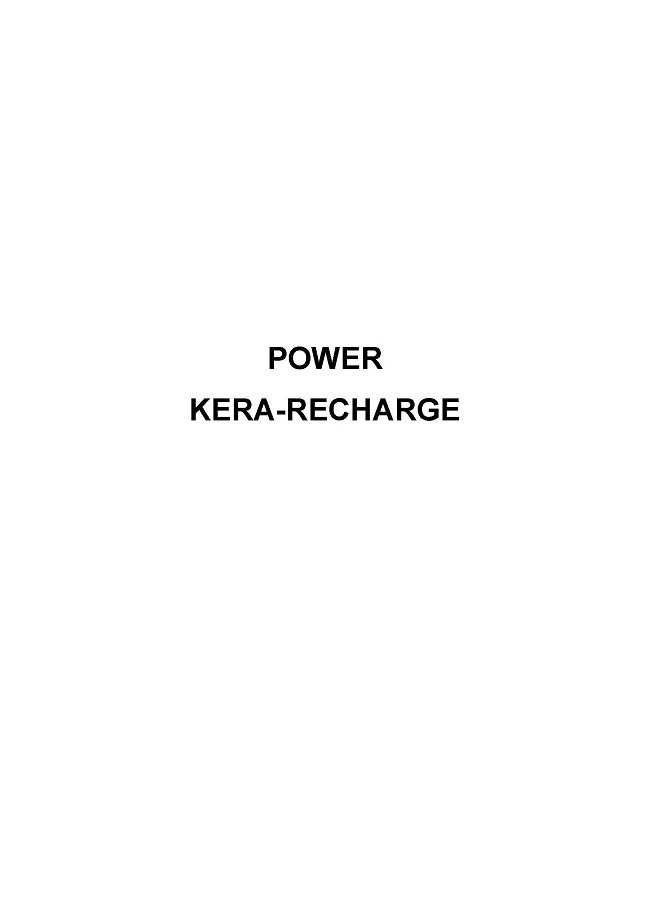 Trademark Logo POWER KERA-RECHARGE