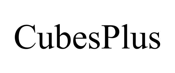 Trademark Logo CUBESPLUS