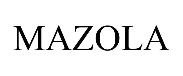 Trademark Logo MAZOLA
