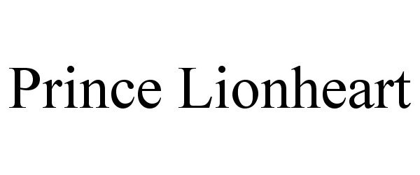 Trademark Logo PRINCE LIONHEART
