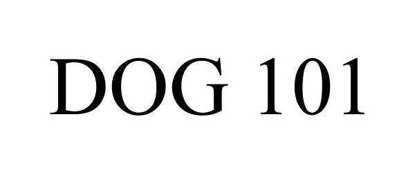 Trademark Logo DOG 101
