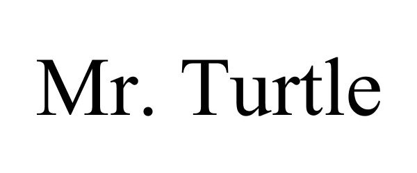 Trademark Logo MR. TURTLE