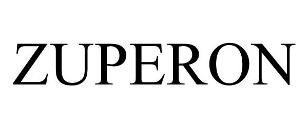 Trademark Logo ZUPERON