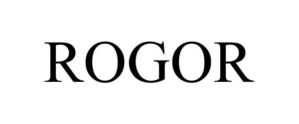 Trademark Logo ROGOR