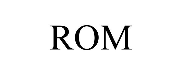 Trademark Logo ROM