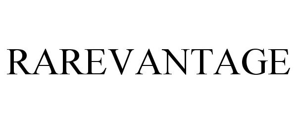Trademark Logo RAREVANTAGE