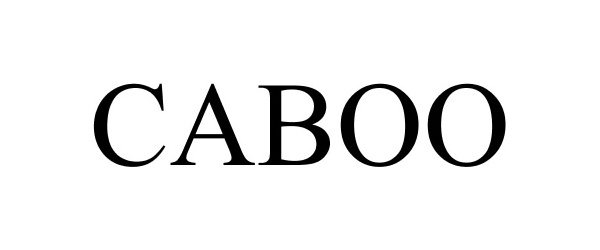 Trademark Logo CABOO