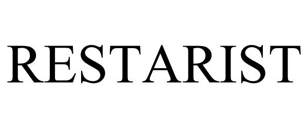 Trademark Logo RESTARIST