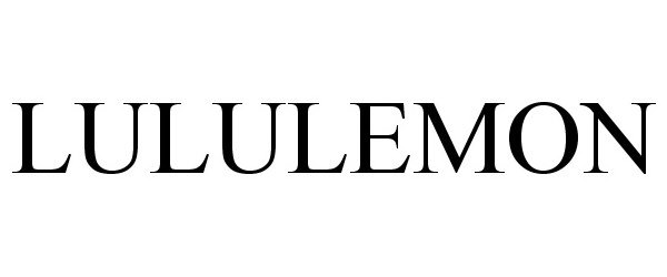 Trademark Logo LULULEMON